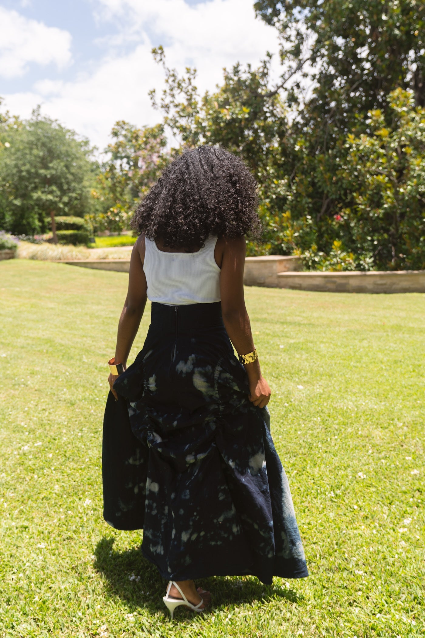 Acid Wash Eda Skirt