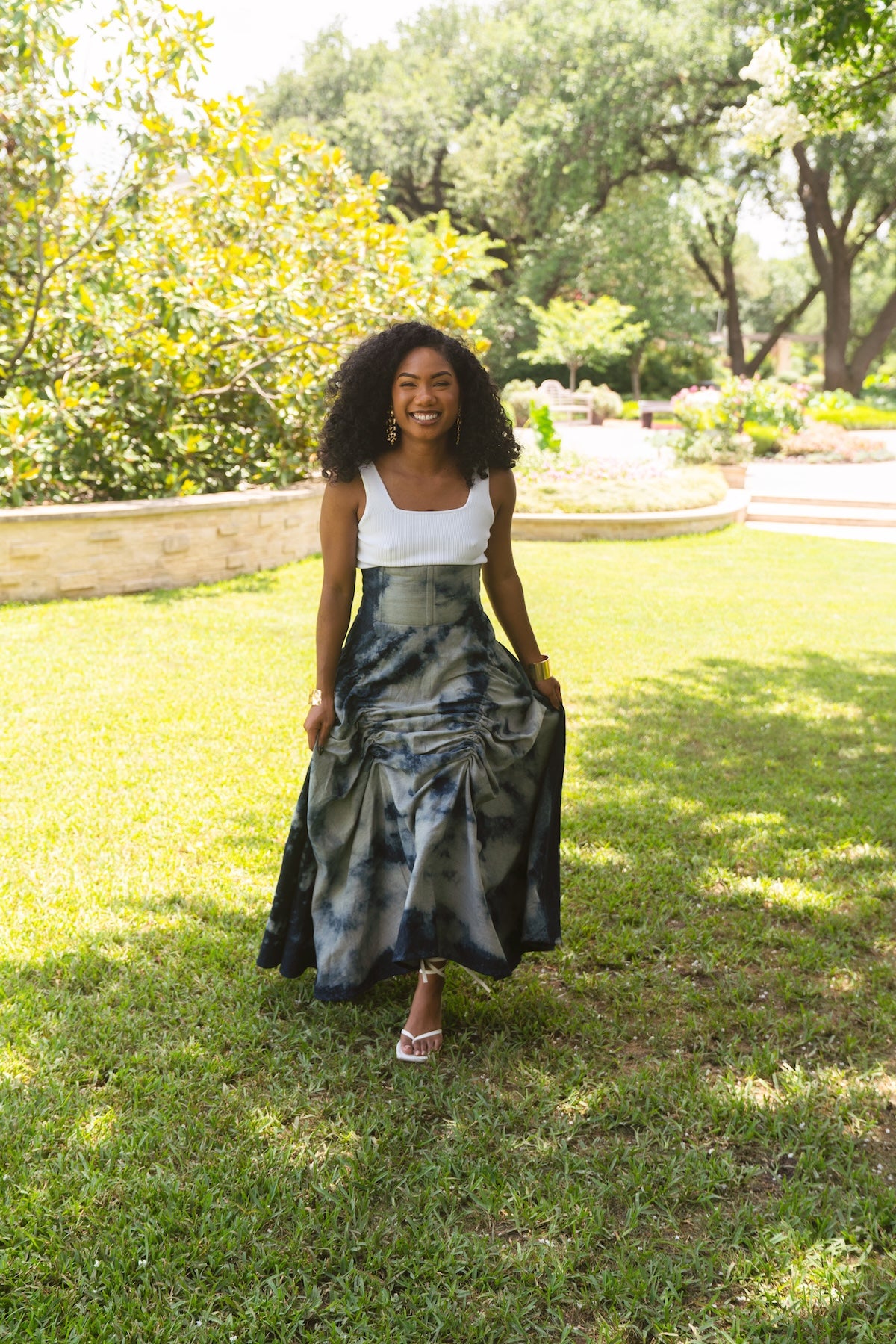 Acid Wash Eda Skirt