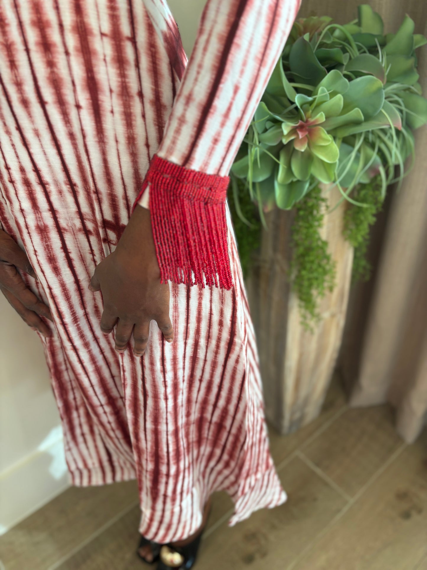 Iyun Fringe Peekaboo Dress