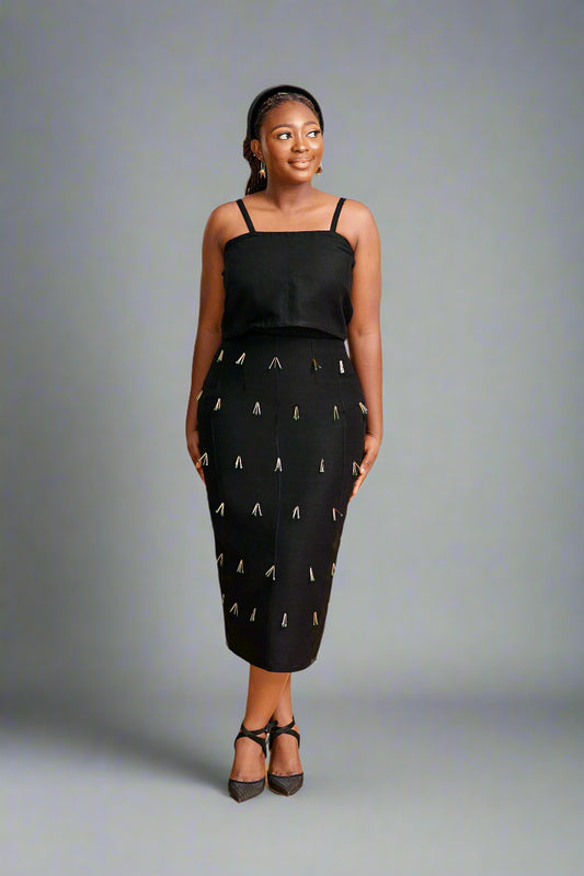 Toni beaded skirt